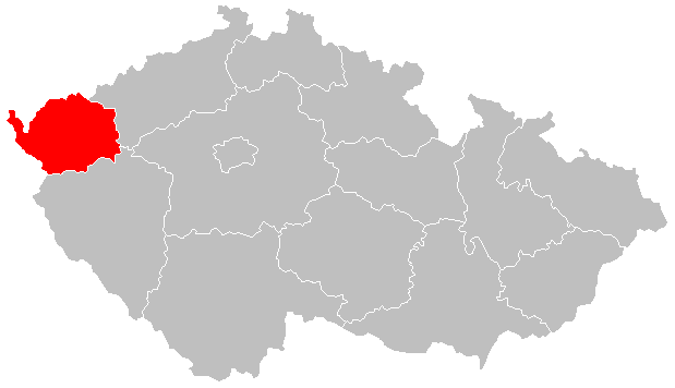 Karlovarský kraj - mapa