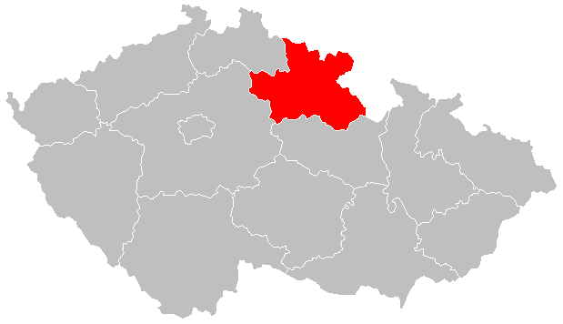 Královéhradecký kraj - mapa