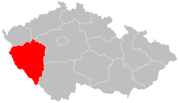 Plzeňský kraj - mapa